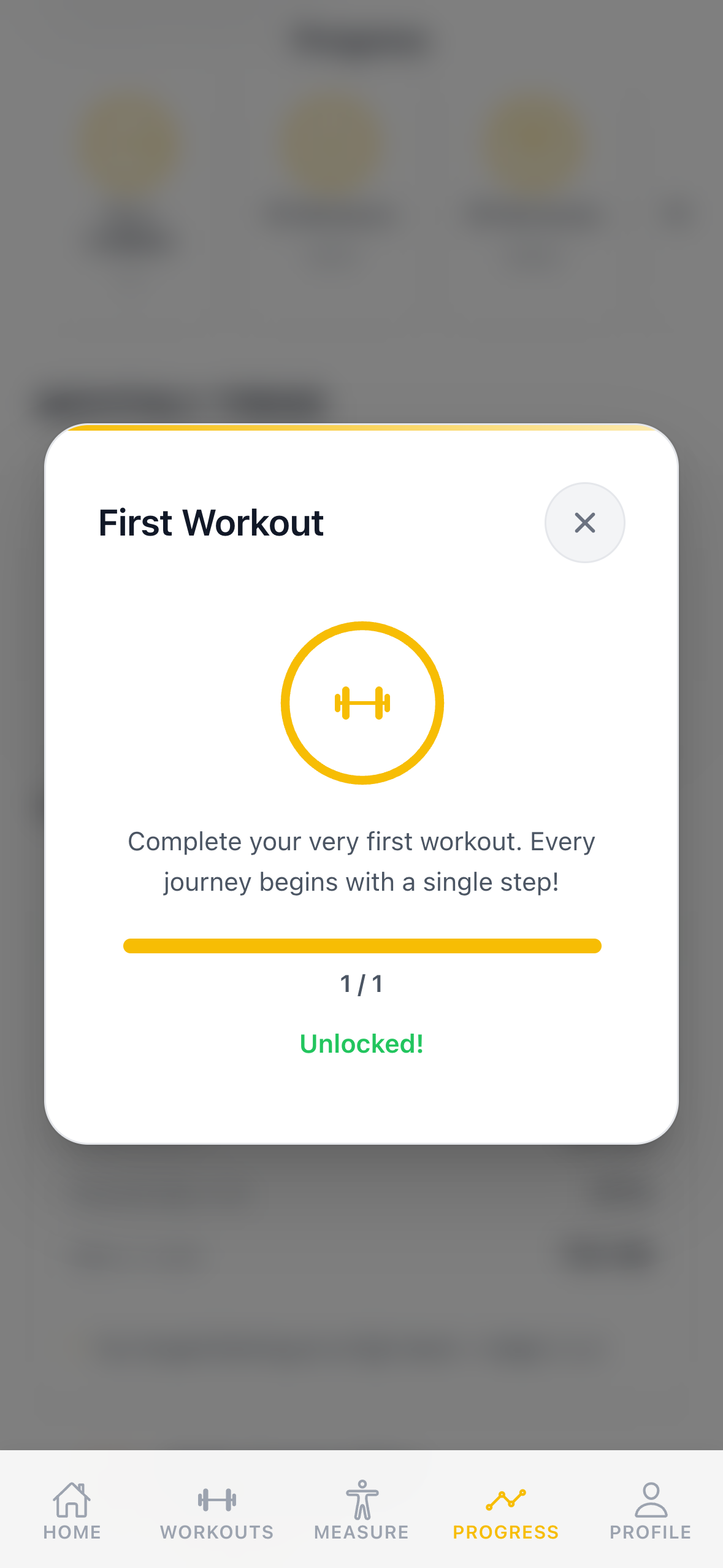 MyFittio app screenshot